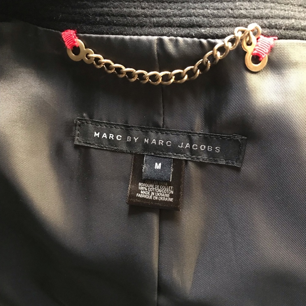 Rare Marc by Marc Jacobs Normandy Blue Military Jacket - Picture 6 of 6